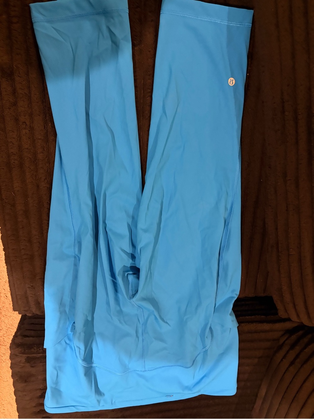 lululemon athletica Bright Blue Leggings with Logo - Picture 4 of 4